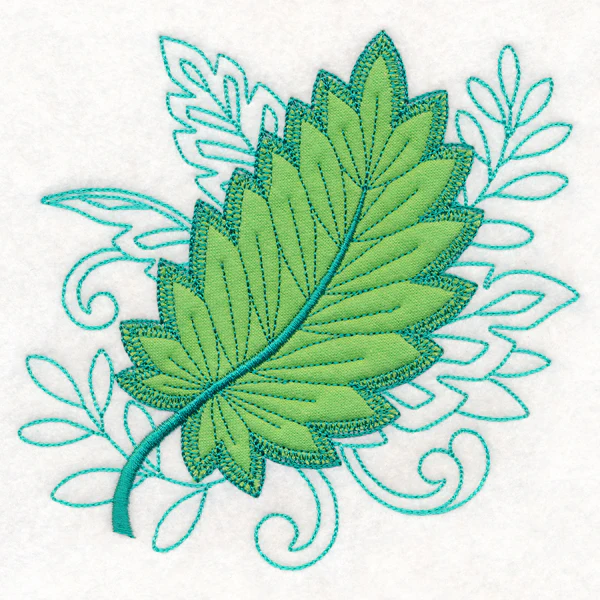 Pleasing Palm Frond (Applique) - Image 2