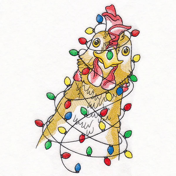 Plucky Christmas Lights Chicken - Image 2