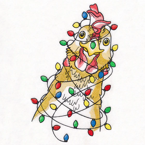 Plucky Christmas Lights Chicken - Image 5