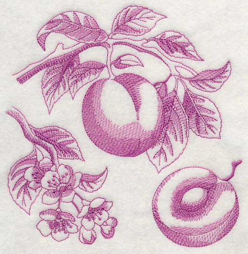 Plum Botanical (Toile) - Image 2