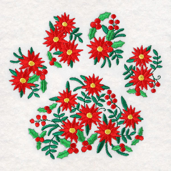 Poinsettia Pet Paw - Image 5