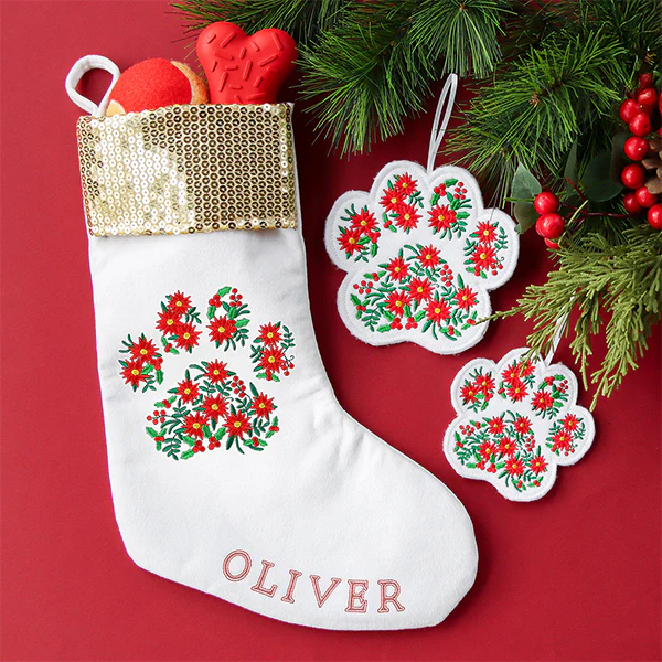 Poinsettia Pet Paw - Image 6