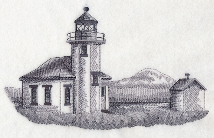 Point Robinson Lighthouse Sketch (Washington) - Image 2