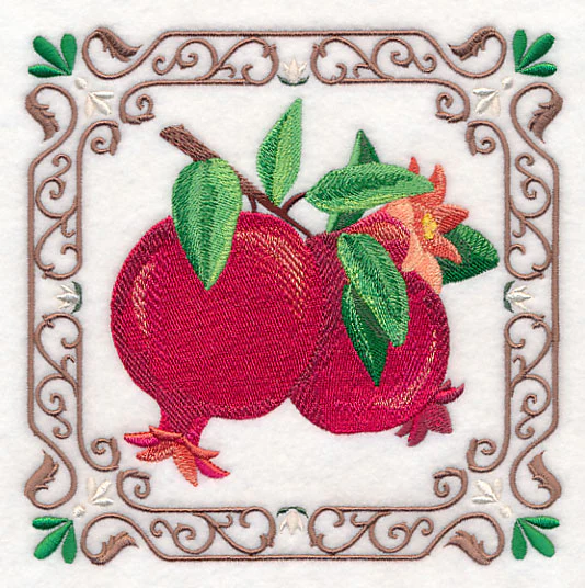 Pomegranate Fruit Tile - Image 2