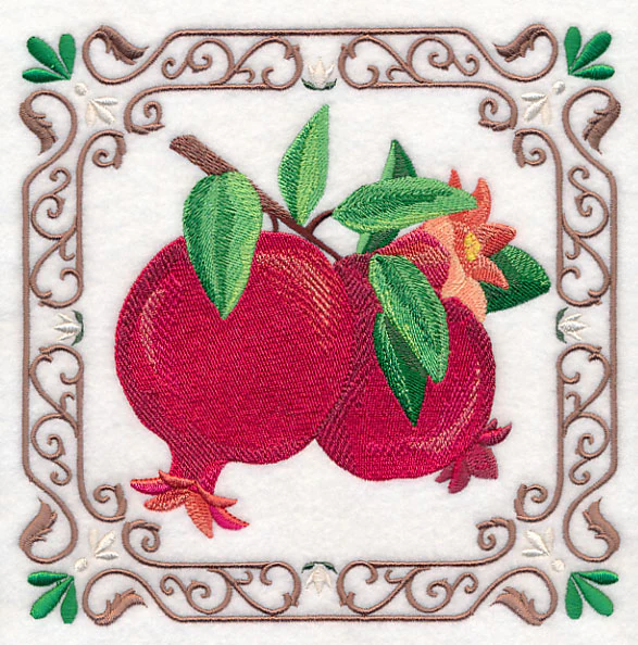 Pomegranate Fruit Tile - Image 5