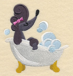 Poodle in a Tub - Image 2