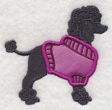 Poodle in Sweater (Applique) - Image 4