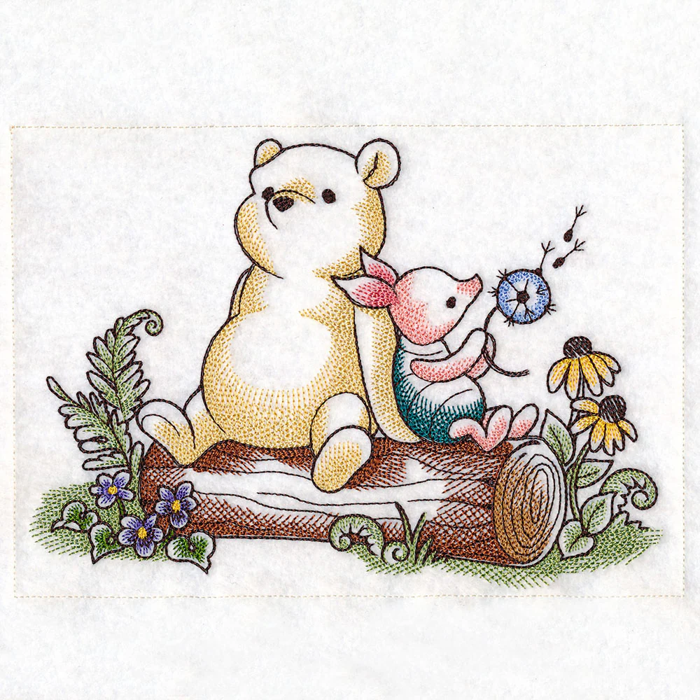 Pooh Bear and Friends Sitting - Image 4