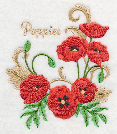 Poppies with Flourish - Image 4