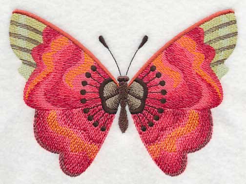 Poppy Butterfly in Watercolor - Image 2