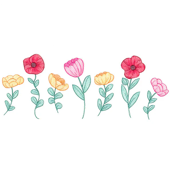 Poppy Flowers in Bloom Border - Image 5
