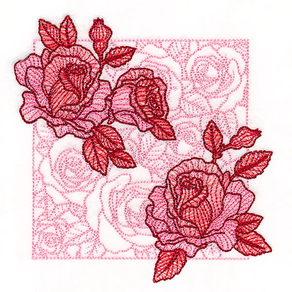 Pops of Roses Flower Square - Image 7
