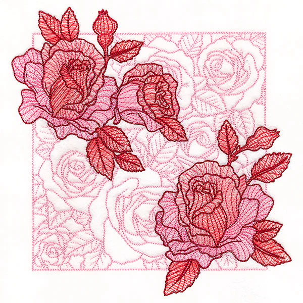 Pops of Roses Flower Square - Image 9