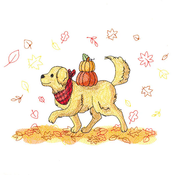 Prancing Fall Puppy - Image 2