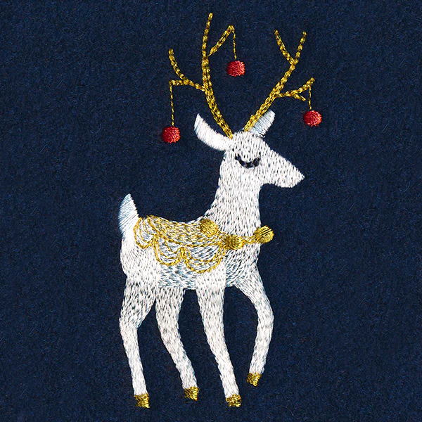 Prancing Retro Reindeer 3 - Image 3