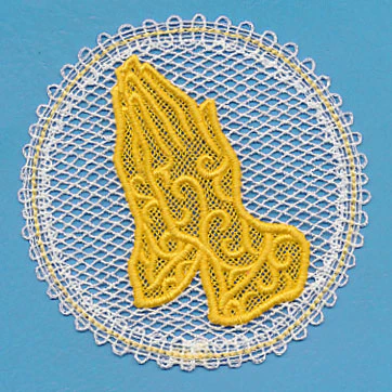 Praying Hands (Battenburg Lace) - Image 2