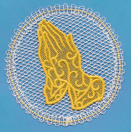 Praying Hands (Battenburg Lace) - Image 4
