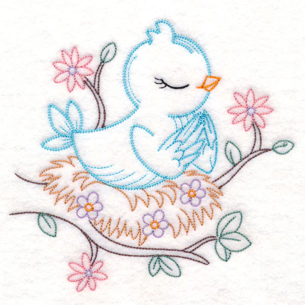 Praying Woodland Pals - Bird (Vintage) - Image 3