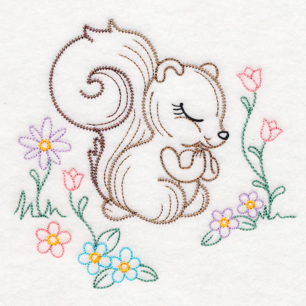 Praying Woodland Pals - Squirrel (Vintage) - Image 4