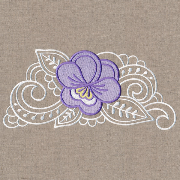 Pretty Pansy Border