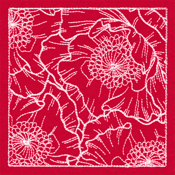 Pretty Petal Square - Poppies - Image 5