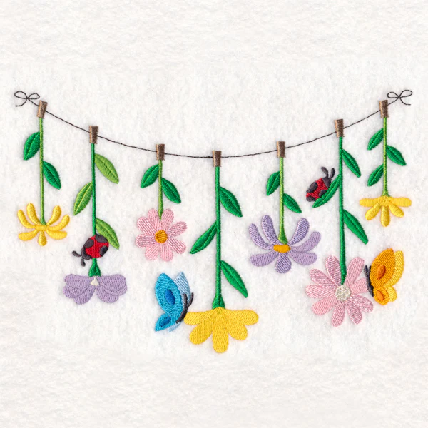 Pretty Petals Clothesline - Image 2