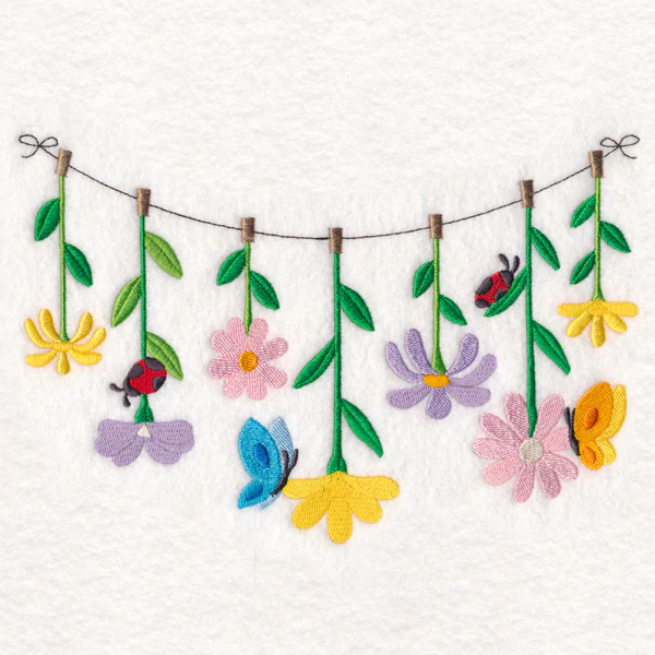 Pretty Petals Clothesline - Image 4