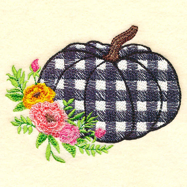 Pretty Plaid Pumpkin - Image 4