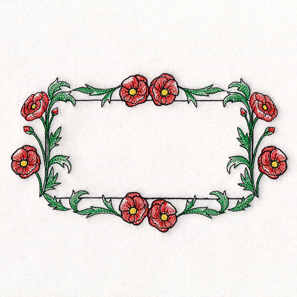Pretty Poppies Quilt Label - Image 7