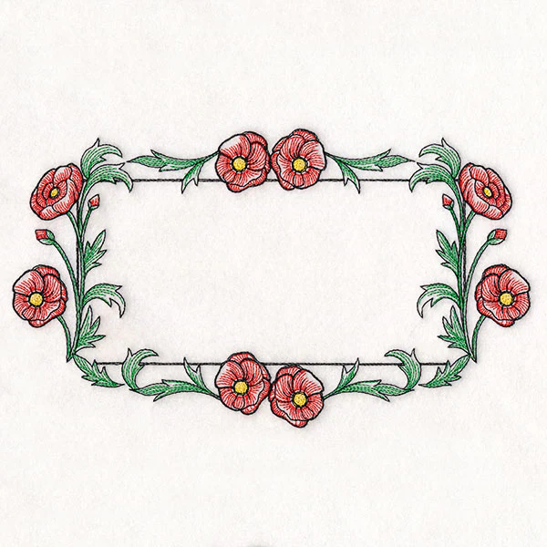 Pretty Poppies Quilt Label - Image 9
