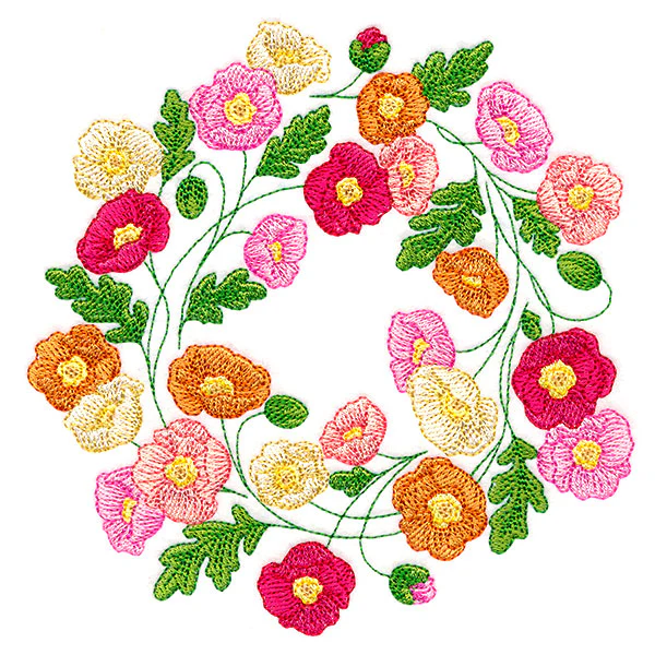Pretty Poppies Wreath - Image 7