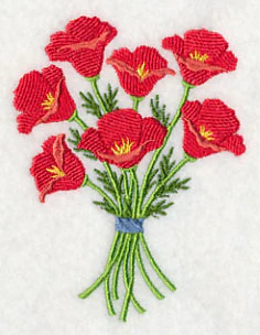 Pretty Poppy Bouquet - Image 4