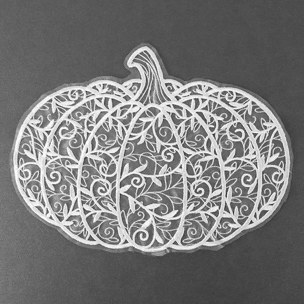 Pretty Pumpkin Doily (Organza) - Image 3