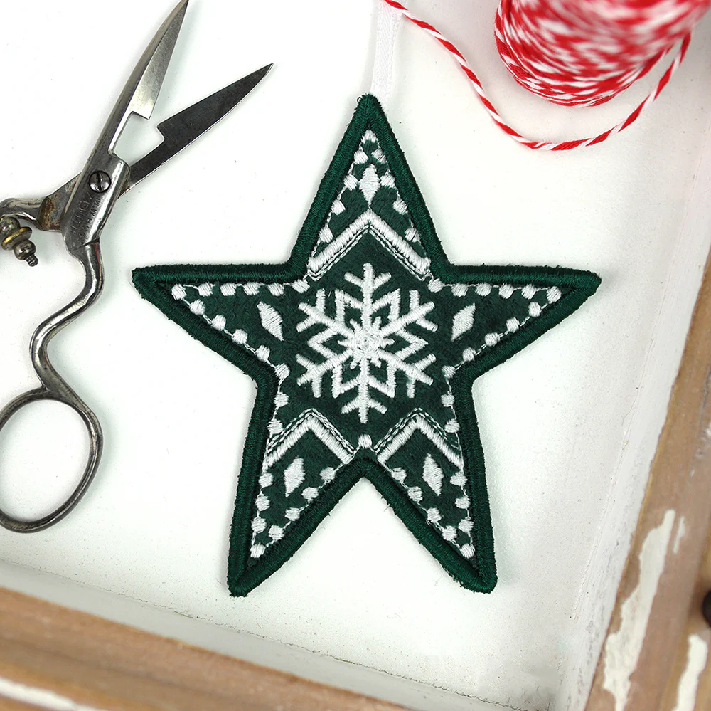 Primitive Nordic Star Ornament (In-the-Hoop) - Image 2