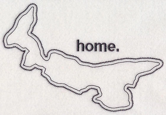 Prince Edward Island Outline (Vintage) - Image 2