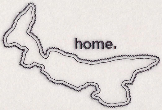 Prince Edward Island Outline (Vintage) - Image 3