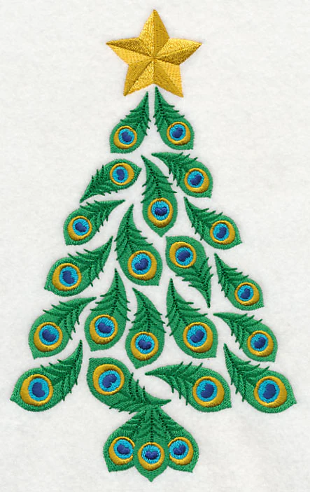 Proud As A Peacock Christmas Tree - Image 2