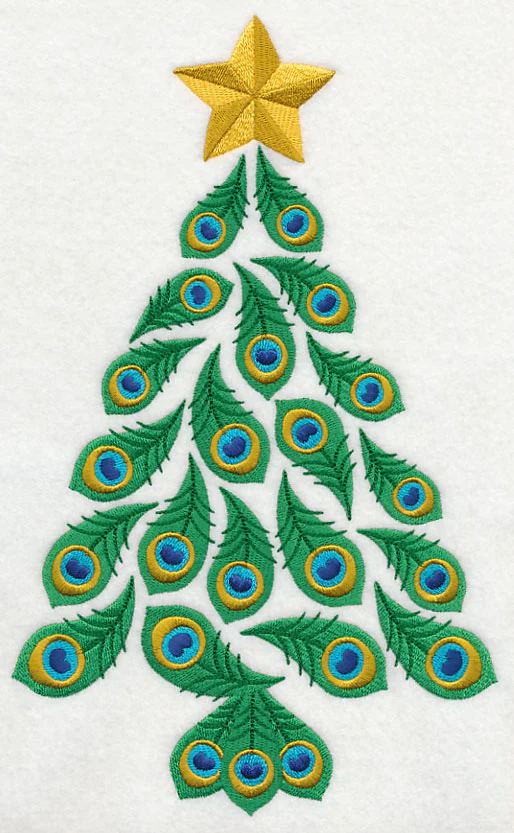 Proud As A Peacock Christmas Tree - Image 5