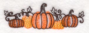 Pumpkin Patch Border (Toile) - Image 5