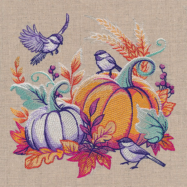 Pumpkin Patch Chickadees - Image 3