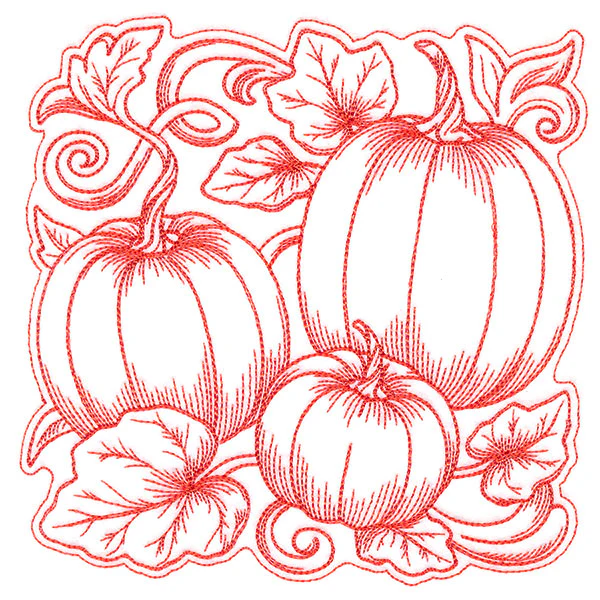 Pumpkin Patch in Autumn Square - Image 3