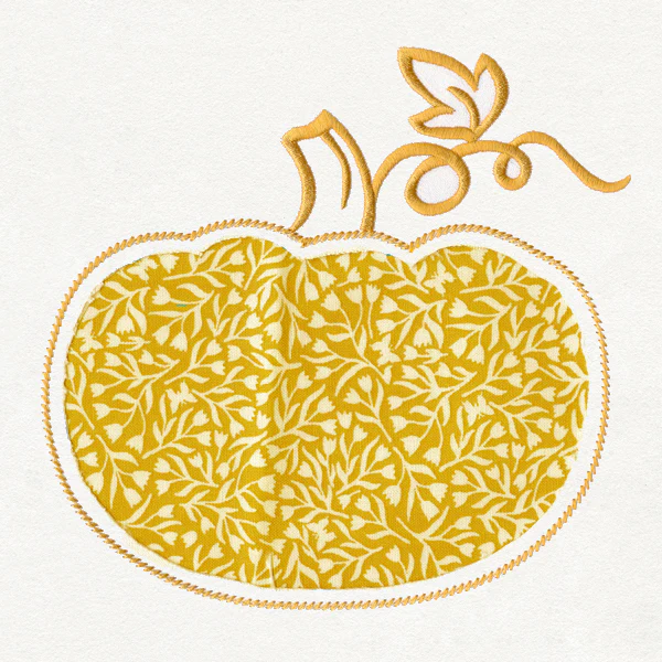 Pumpkin Silhouette (Reverse Applique) - Image 2