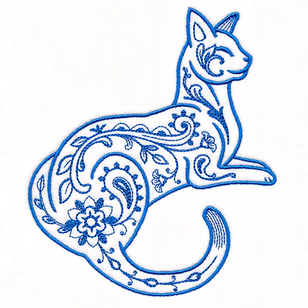 Purr-fect Paisley Kitty 5 - Image 3