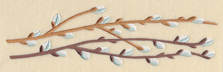 Pussy Willow Border - Image 2