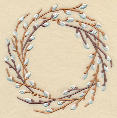 Pussy Willow Wreath 1 - Image 4