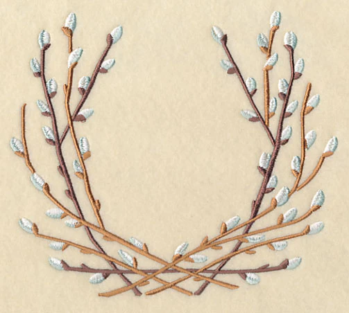 Pussy Willow Wreath 2 - Image 3