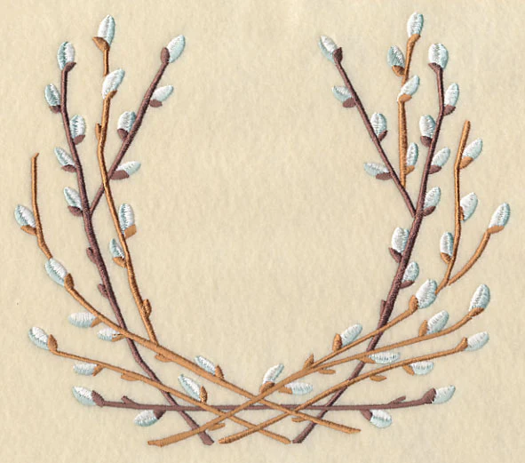 Pussy Willow Wreath 2 - Image 5