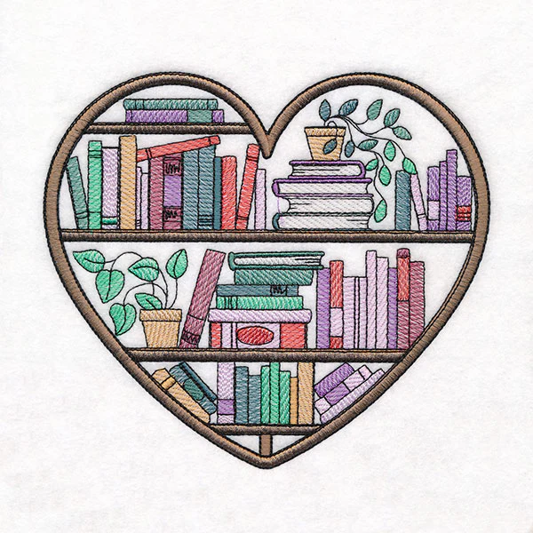 Put Your Heart into Reading Bookshelf - Image 3