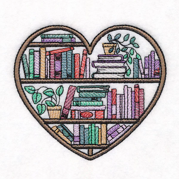 Put Your Heart into Reading Bookshelf - Image 7