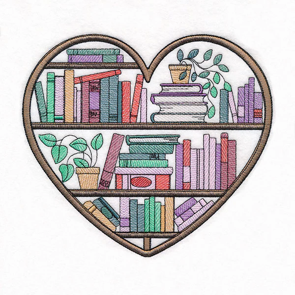 Put Your Heart into Reading Bookshelf - Image 9
